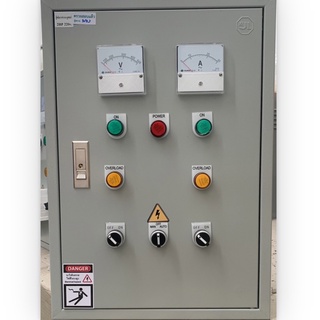 ตู้ควบคุมปั้มน้ำสลับการทำงาน-บู้สเตอร์ 220V. มี OP2