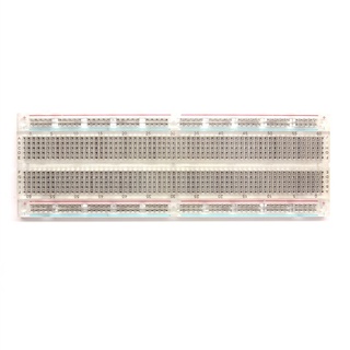 Breadboard บอร์ดทดลอง 830 รู MB-102 แบบใส