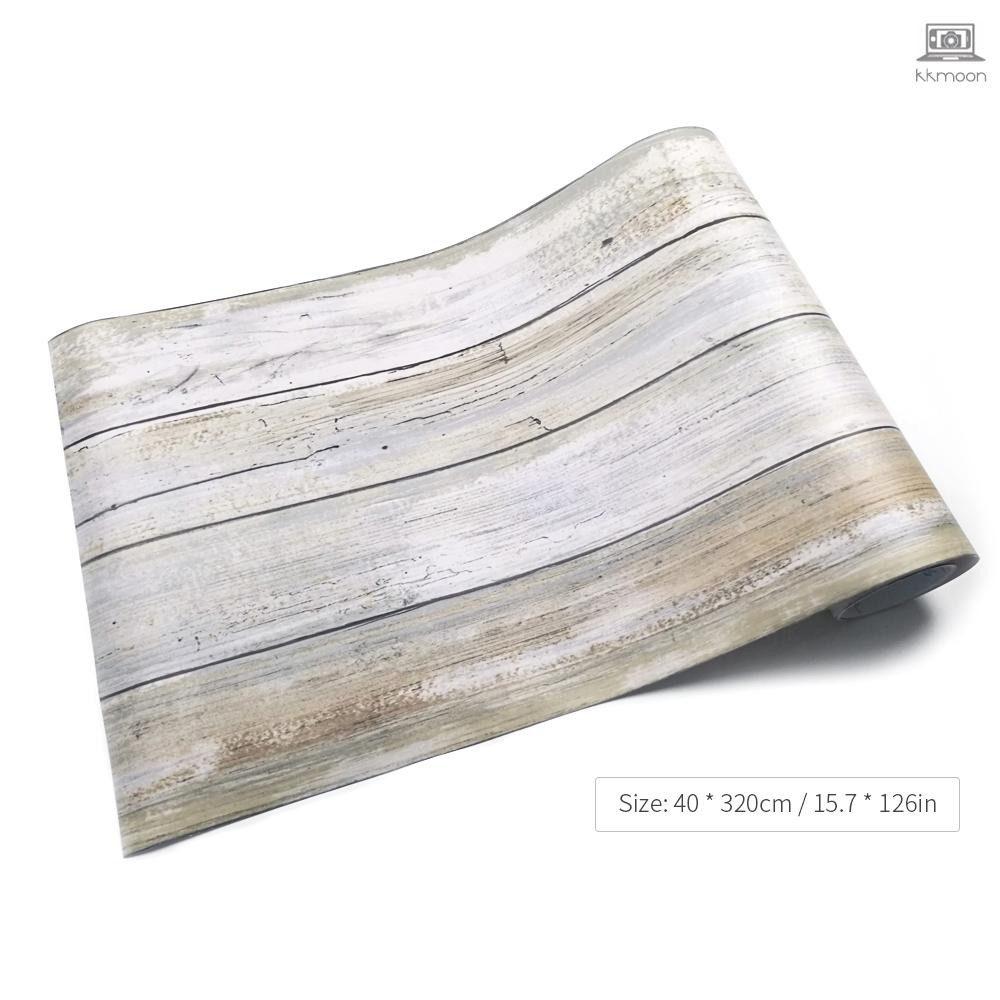 Multi-purpose PVC Vintage Self-adhesive Wood Grain Floor Wall Contact ...