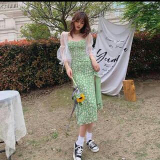 Green Daisy Dress🌼

เดรสยาวสายเดี่ยวลายดอกเดซี่