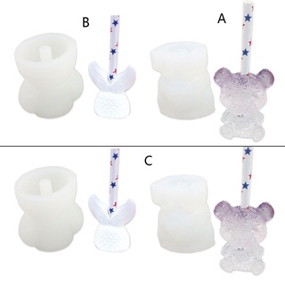 【CH*】แม่พิมพ์ซิลิโคนเรซิ่น รูปสัตว์ 3D สําหรับทํางานฝีมือ DIY