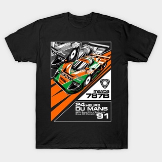 เสื้อยืด พิมพ์ลาย Mazda 787B DuMans 91 สําหรับผู้ชาย และผู้หญิง