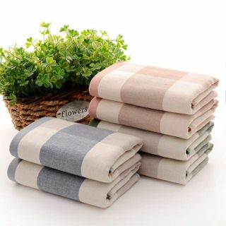 ผ้าขนหนูcotton ผ้าขนหนูเช็ดผม ของรับไหว้ ขนาด 35*75ซม