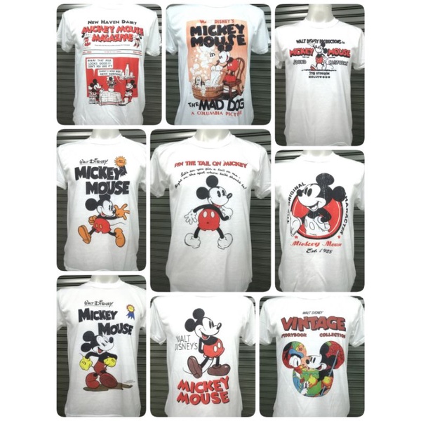 เสื้อ​การ์ตูน​มิกกี้​ผ้า​บาง​สกี​น​จม​