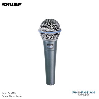 ไมโครโฟน SHURE BETA 58A เหมาะสำหรับร้องเพลง ไมค์ไดนามิค