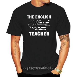 [S-5XL] เสื้อยืด พิมพ์ลาย The English Teacher Gun M416 สําหรับผู้ชาย 735010