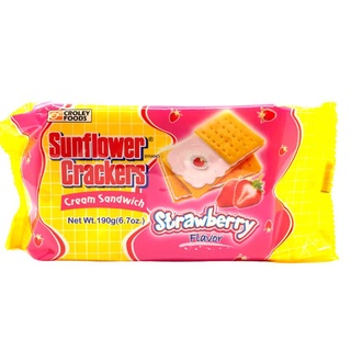 Sunflower Crackers Strawberry 190g