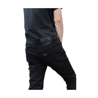 MTE กางเกงยีนส์ผ้ายืดสีดำขาเดฟ เป้ากระดุม รุ่น 507 สินค้าพร้อมส่ง มีบริการเก็บเงินปลายทางด้วยครับ มีเอว 27-36