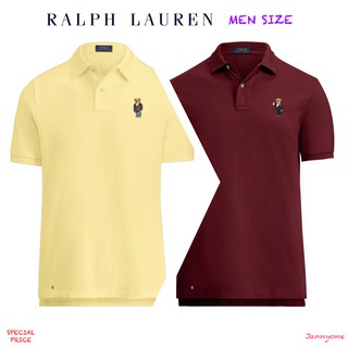 RALPH LAUREN BEAR CUSTOM SLIM FIT POLO SHIRT (MEN SIZE)