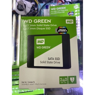 240GB SSD (เอสเอสดี) WD GREEN SATAIII 3D (WDSSD240GB-SATA) - ประกัน 3 ปี Synnex