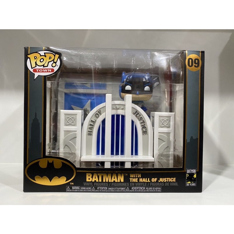 Funko Pop Town Batman With The Hall of Justice Batman 80th ขนาด 6 นิ้ว 09