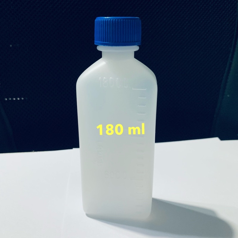 (แพ็คละ 10 ใบ) ขวดพลาสติกบรรจุของเหลว  30cc , 60cc ,120cc , 180cc ,240 cc คละสี