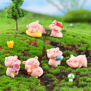 [NE] Little Pig Ornament Cute Pig Characters Toys Artistic