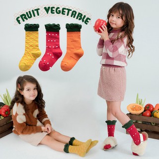 SET ถุงเท้า fruit vegetable 3 สี 3 คู่