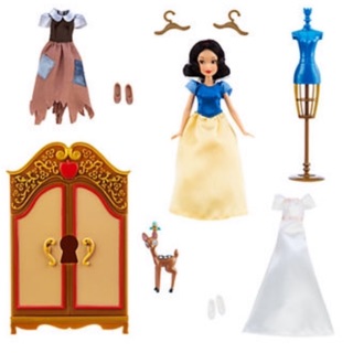 Snow white mini doll play set 5"