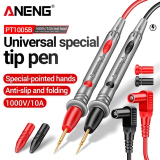 Aneng PT1005B 10A 1000V มัลติมิเตอร์ดิจิทัล โพรบทดสอบตะกั่ว เข็ม พิน ลวด ปากกา สายเคเบิล ชุดปัจจุบัน โวลต์มิเตอร์ ทดสอบ สายไฟอื่น ๆ