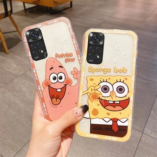 Couple เคสโทรศัพท์ Redmi Note 11S Note11 4G เคส Redmi Note 11 Pro 5G 4G Cute Cartoon Cover Shockproof Transparent เคส