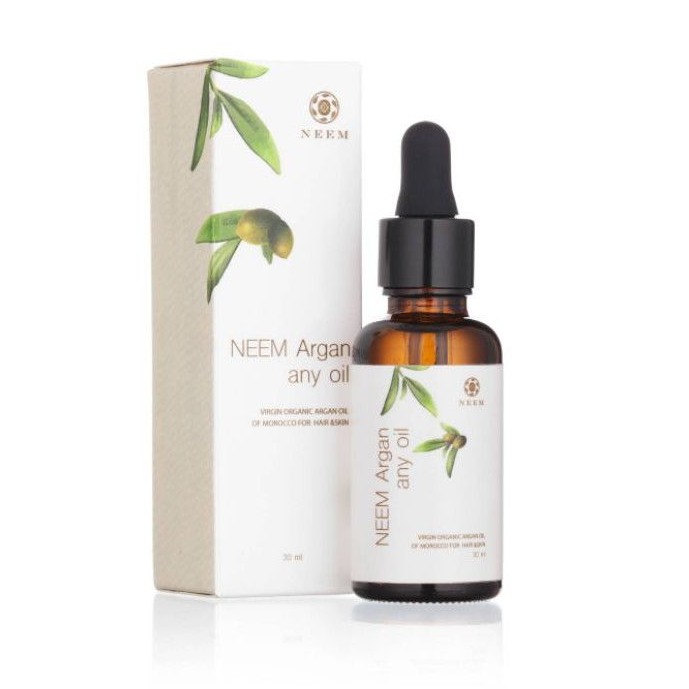 NEEM Argan+ Any Oil 3in1 mix oil 30ml.นวัตกรรมขั้นสุดของการบำรุงผิว Argan Oil+Rosehip oil+pomegranate oil by Neem natura