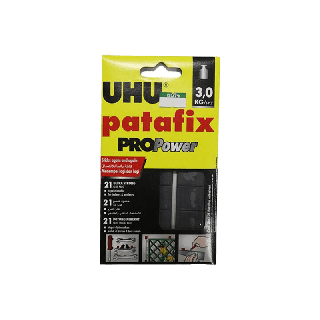 UHU (ยู้ฮู) กาวดินน้ำมัน patafix PROPower 60g สีดำ #SD7614125