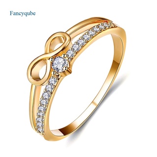 Fancyqube แหวนเงินแท้ 925 สําหรับผู้หญิงเครื่องประดับงานแต่งงาน