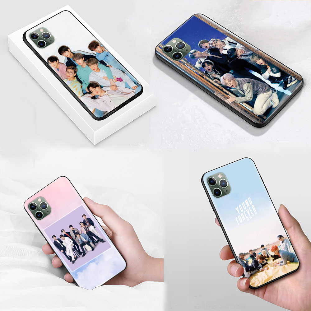 S-12 Bangtan Boy Group เคสซิลิโคนอ่อนนุ่มเข้ากันได้สําหรับ Samsung Galaxy J4 J8 J5 J2 J7 J6 Duo Plus