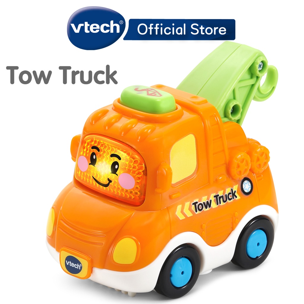 VTech Tow Truck Go!Go!Smart Wheels Music & Lights Vehicle Toys for Boys and Girls Toys 1-5 ปี ของเล่นเด็ก รถพ่วง รถยก