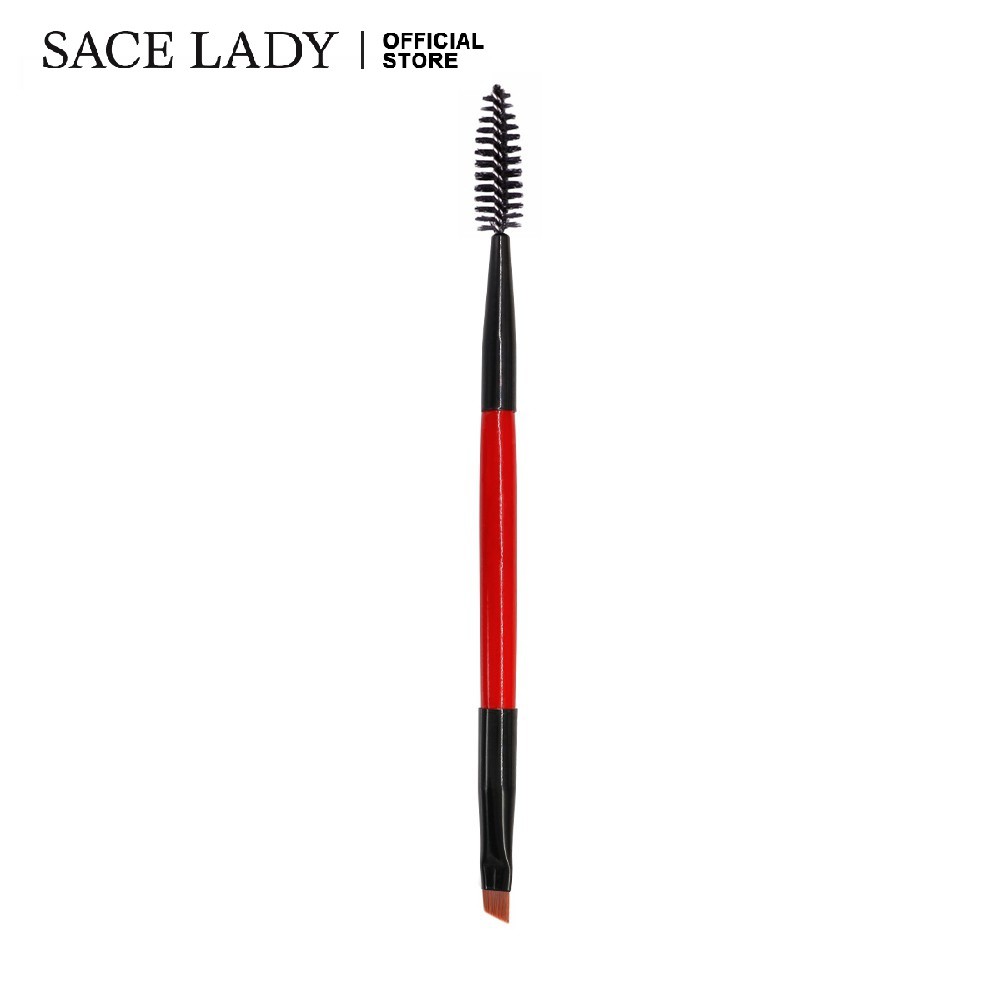 SACE LADY Double Eyebrow Brush Makeup Eye Brow Brushes Set Makeup Tool ...