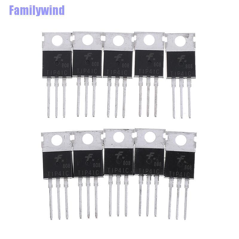 Still shine> 10Pcs Tip41C Tip41 Npn Transistor To-220 New And High ...