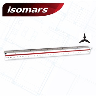 Isomars ไม้สเกล 1:10/1:1250 (30 ซม.)