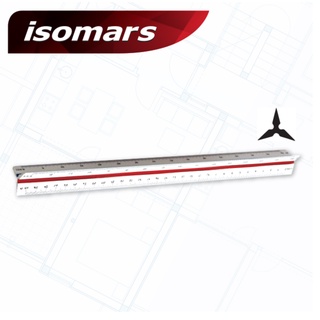 Isomars ไม้สเกล 1:10/1:1250 (30 ซม.)