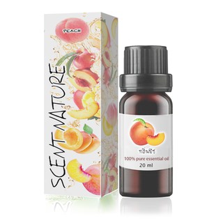 น้ำมันหอมระเหย Essential Oil กลิ่น Peach ขนาด 20 มิล By Thai scent nature