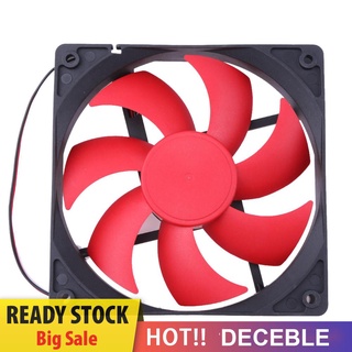 Deceble พัดลมระบายความร้อน DC12V 1800R 120x120x25 มม. 2Pin 12 ซม. สําหรับ PC