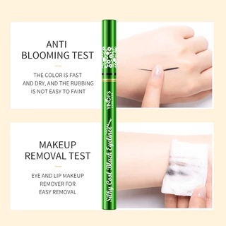 YINOFS (พร้อมส่ง) อายไลเนอร์ หัวเมจิ ขวดสีเขียว หัวแปรงเล็ก กันน้ำ กันเหงื่อกรีดง่ายติดทนนานNO.2699