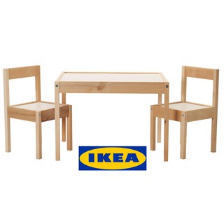 ราคาIKEA LÄTT LATT โต๊ะเด็ก+เก้าอี้ 2 ตัว