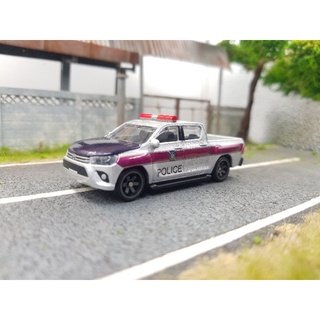 รถเหล็ก majorette hilux revo ลาย police แต่งซิ่ง