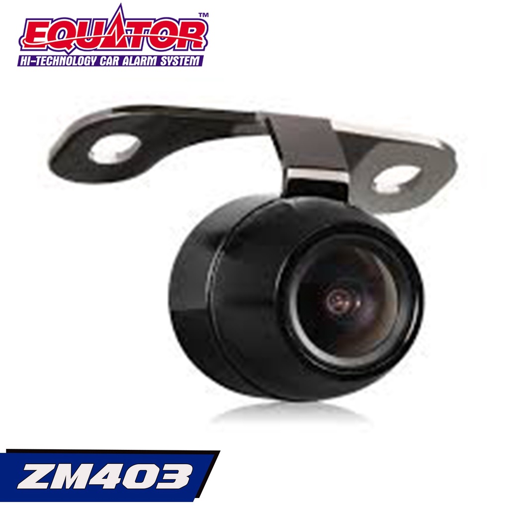 กล้องถอยหลังติดรถยนต์แบบปีกผีเสื้อกลม EQUATOR Rear Camera รุ่น ZM403 กล้องมองหลัง ติดกับวิทยุ จอ2ดิน จอแอนดรอยตรงรุ่น