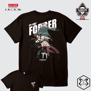 เสื้อยืด พิมพ์ลายอนิเมะ Karimake SPY X FAMILY FORGER FAMILY V2 สําหรับครอบครัว