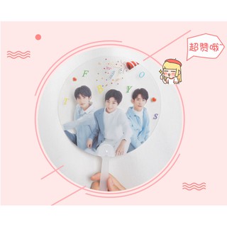 พัด PVC ลาย TFBoys พกพาสะดวก