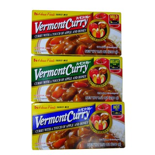 เวอร์มองท์ เคอร์รี่(เครื่องแกงก้อนกะหรี่ "House" Vermont Curry ขนาด 230 G.