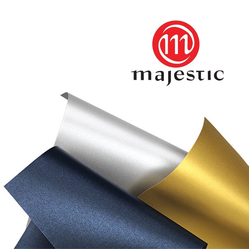กระดาษสีเมทัลลิก Majestic ขนาด A4 รูปที่ 2