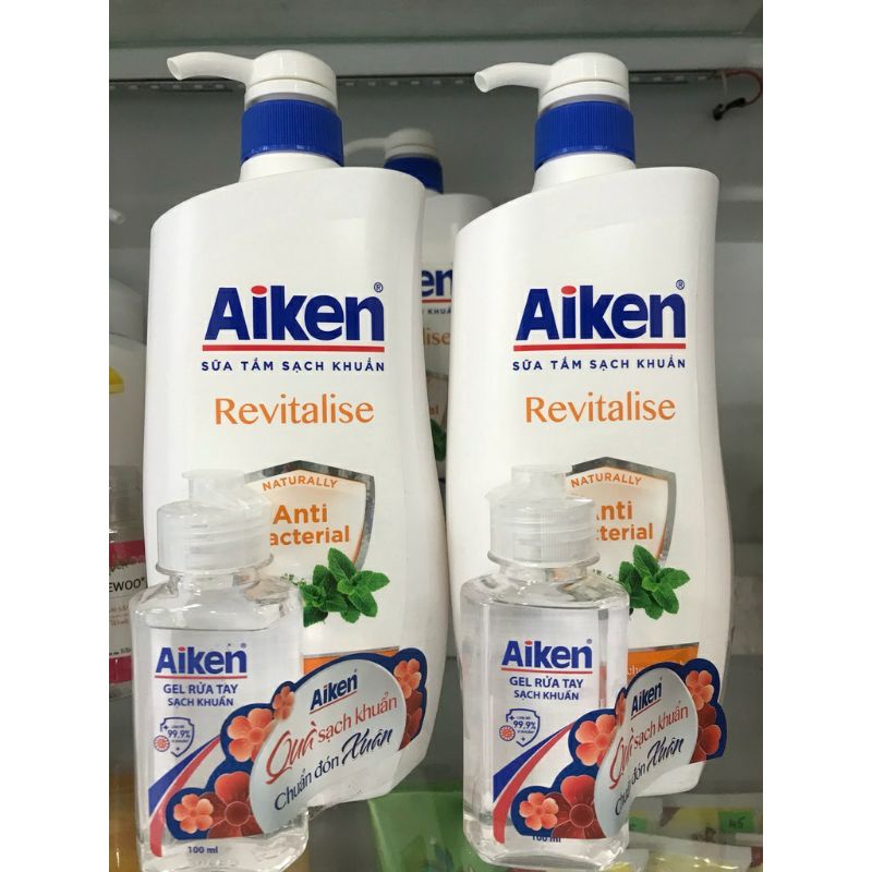 Aiken mint clean เจลอาบน ้ ํา ขวด 350มล
