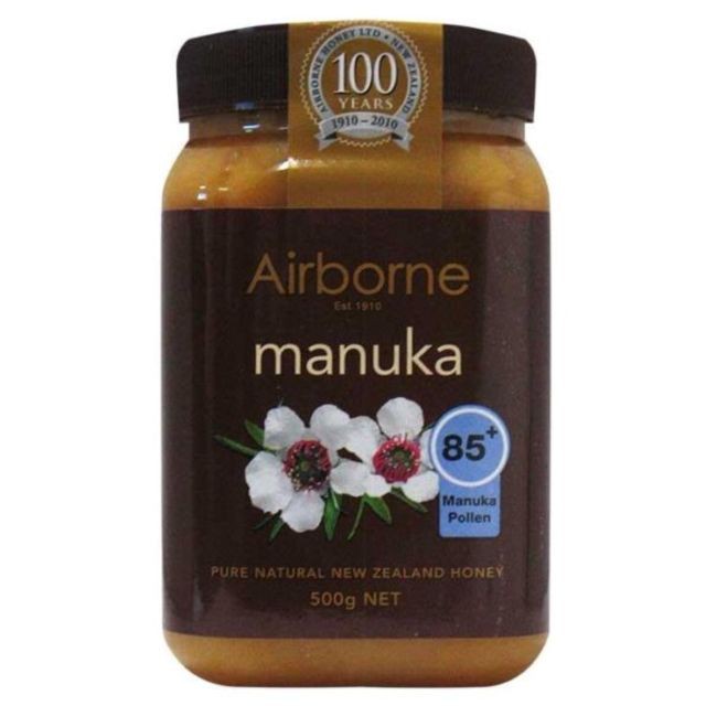 น้ำผึ้งมานูก้า 85+ Airborne Manuka Honey Pollen 85+ 500g.จากนิวซีแลนด์