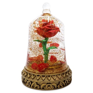 Tartah Shop  Beauty and the Beast Enchanted Rose Snowglobe โกล้บสวยมาก แก้วหนา สวยคุ้ม ของใหม่ Shop Disney US พร้อมส่ง