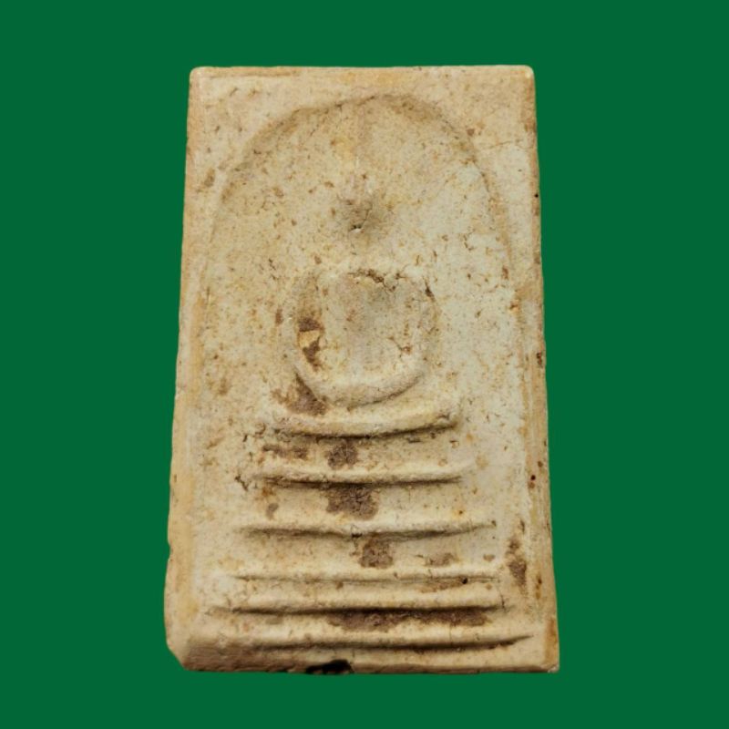 พระสมเด็จหลวงปู่ลำภู​ คังคปัญโญ​ พิมพ์​เส้นด้าย ลงกรุ​ เนื้อผงพุทธคุณ​ ปี​ พ.ศ.​ 2502​ วัดบางขุนพรหม กรุงเทพฯ