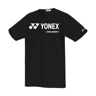 เสื้อกีฬาสีดำ BIGLOGO YONEX WHITE I FEELพร้อมส่ง