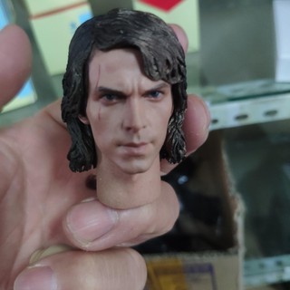 ฟิกเกอร์โมเดล 1 / 6 Man Head Anakin Skywalker sculpt Toy PVC