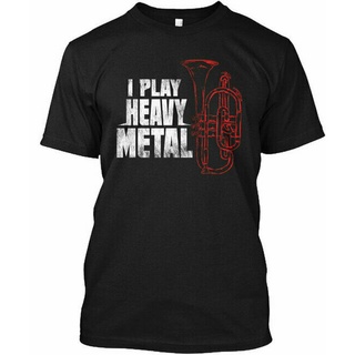 เสื้อยืดแขนสั้น พิมพ์ลาย I Play Heavy Metal Gildan Euphonium Player เหมาะกับของขวัญ สําหรับผู้ชาย และผู้หญิงสามารถปรับแต