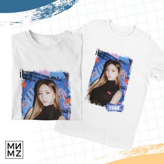 MNMZ YUNA ITZY kpop เสื้อยืดกราฟิกเสื้อยืดอินเทรนด์ Unisex เสื้ออินเทรนด์คุณภาพระเหิดพิมพ์ ]04