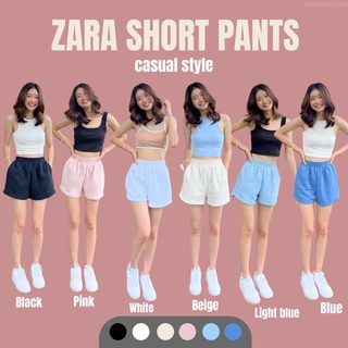 Zara Short Pants กางเกงขาสั้นผ้าเทอร์รี่หนานุ่มใส่สบาย ไม่คัน ‼️พร้อมส่ง