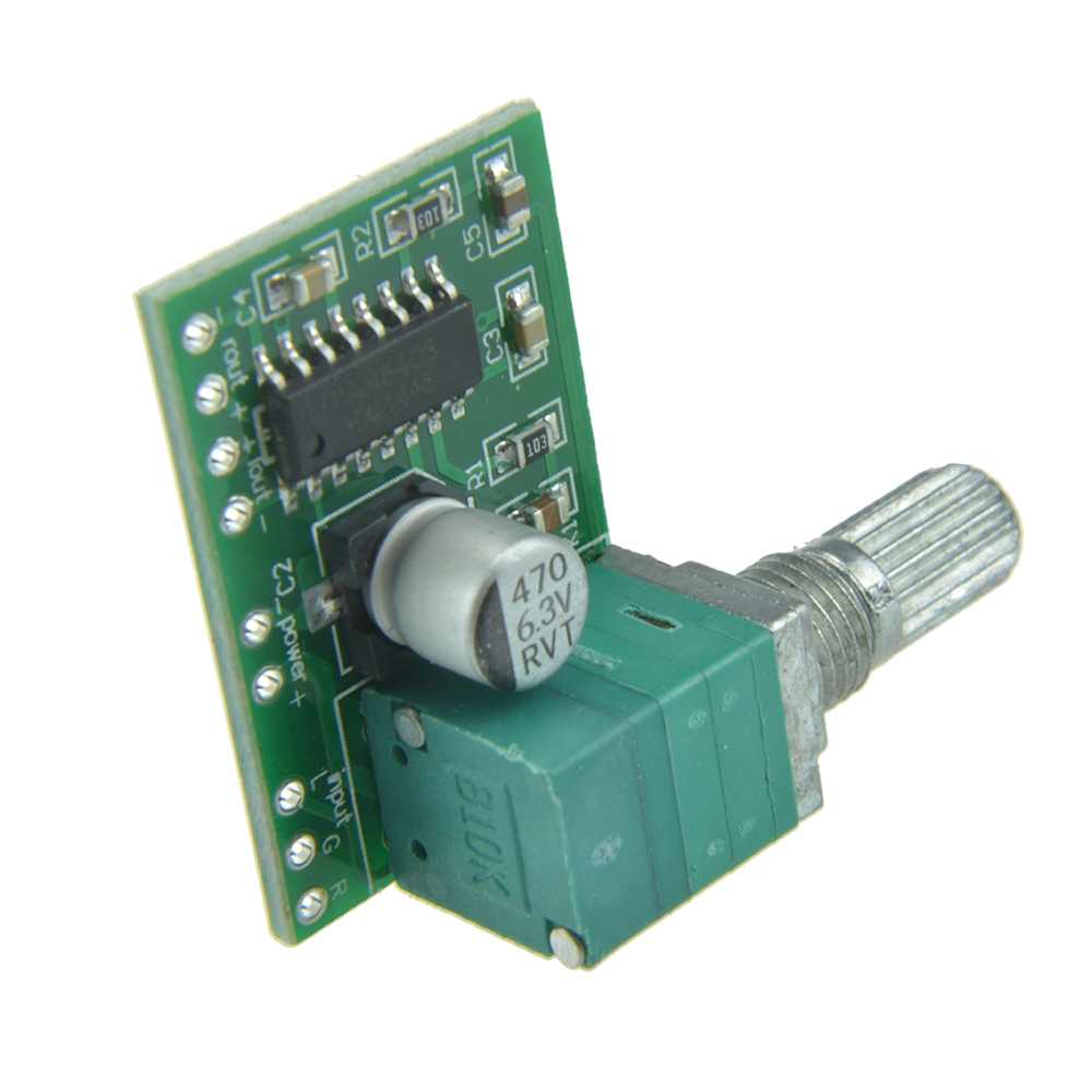 Pcbfun XH-A158 3W x 2W Volume Volume Volume Control PAM8403 5V 2 ช่อง USB Power Audio Amplifier Board